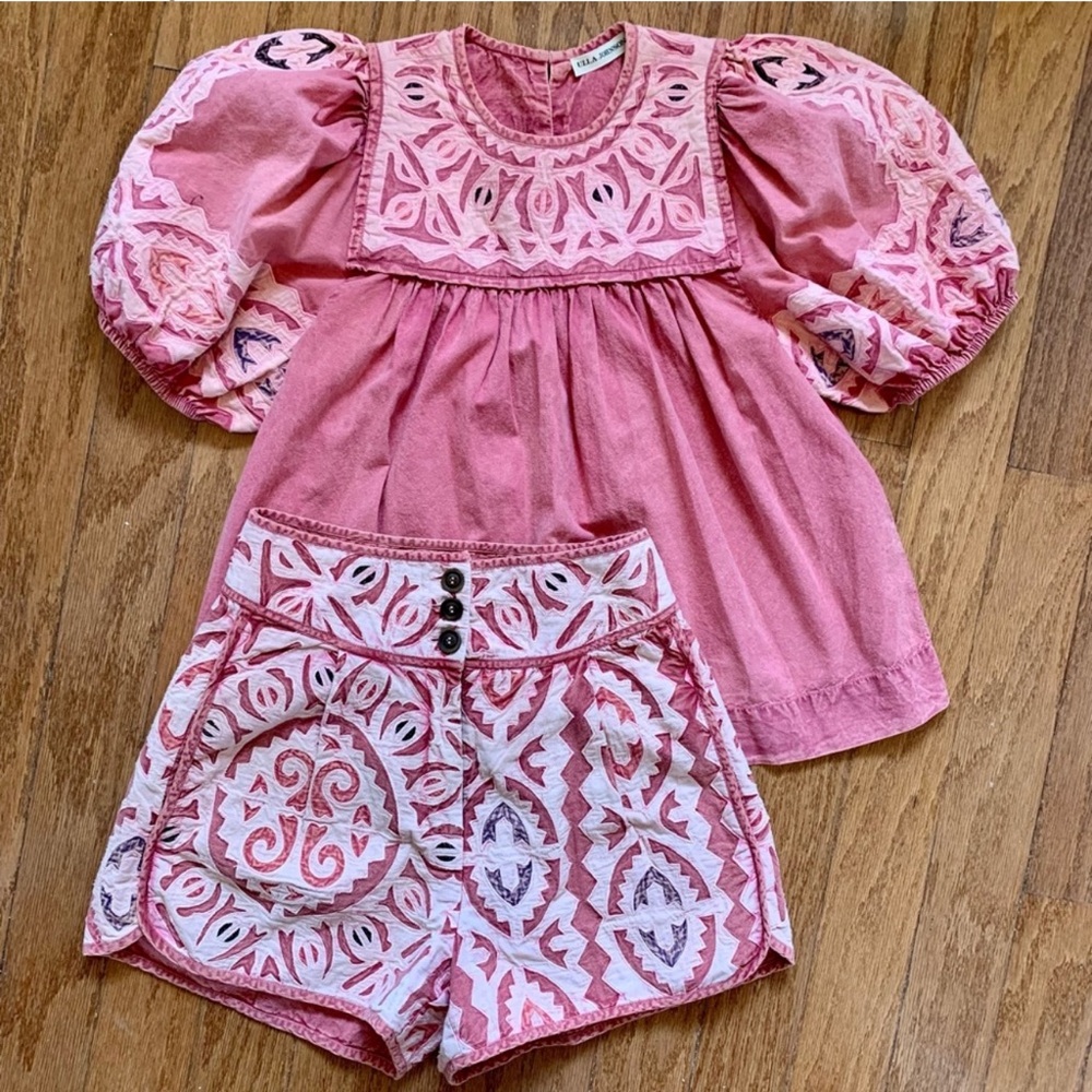 Rare ulla johnson pink set